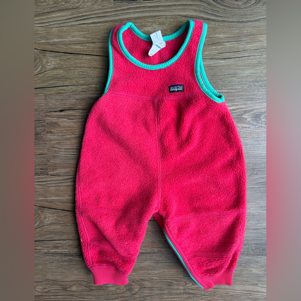 Vintage Patagonia Fleece Overalls EUC
